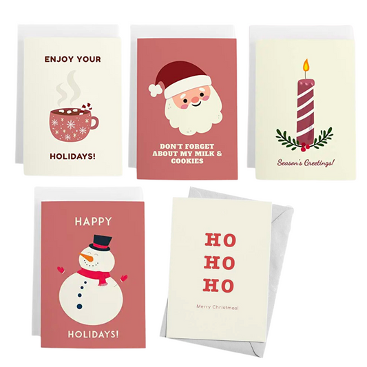 Classic Holiday Cards | Pack of 5