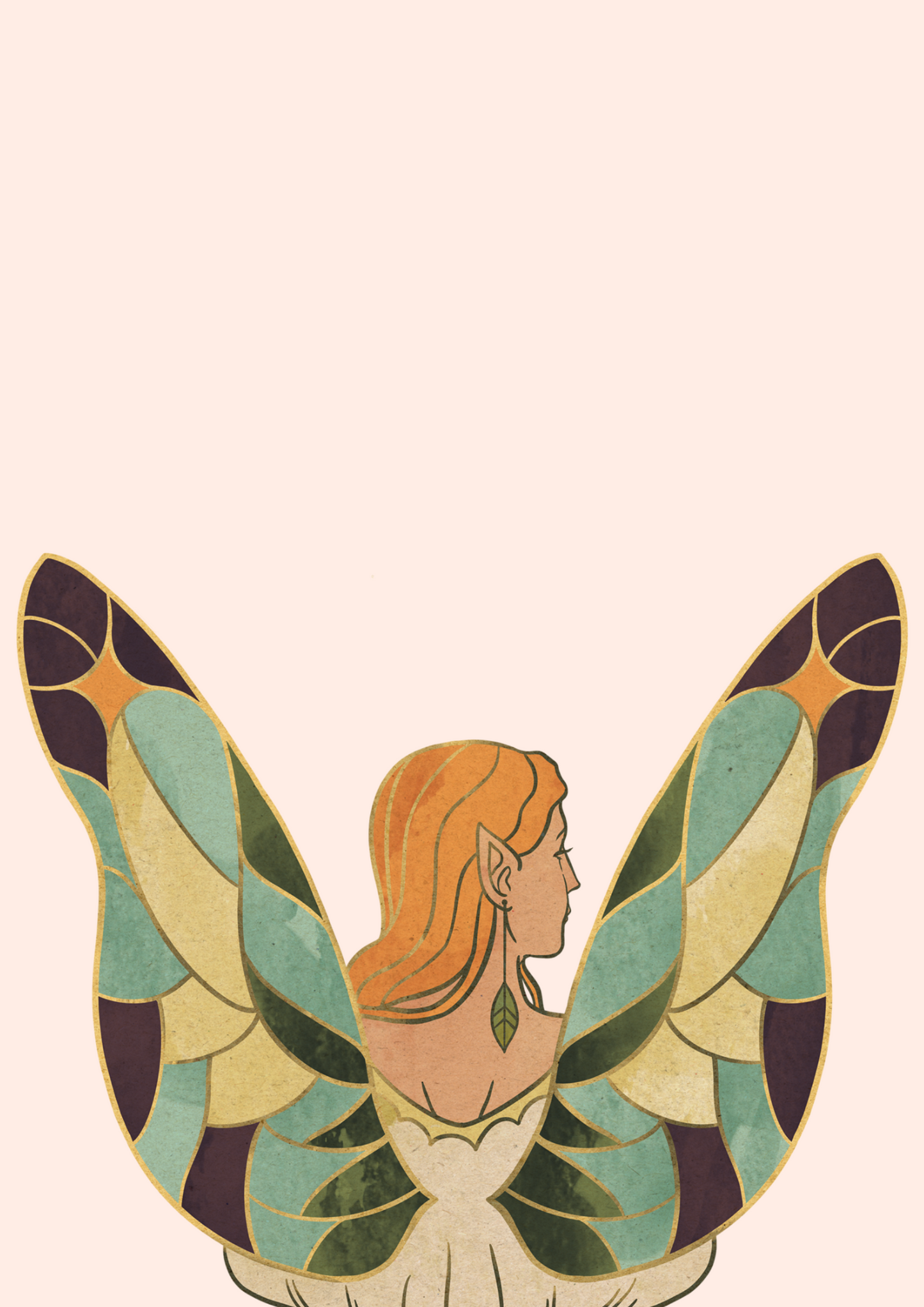 Fairy Wings Wall Art Print - Fairy Wings Digital Wall Art - Fae Wall Art