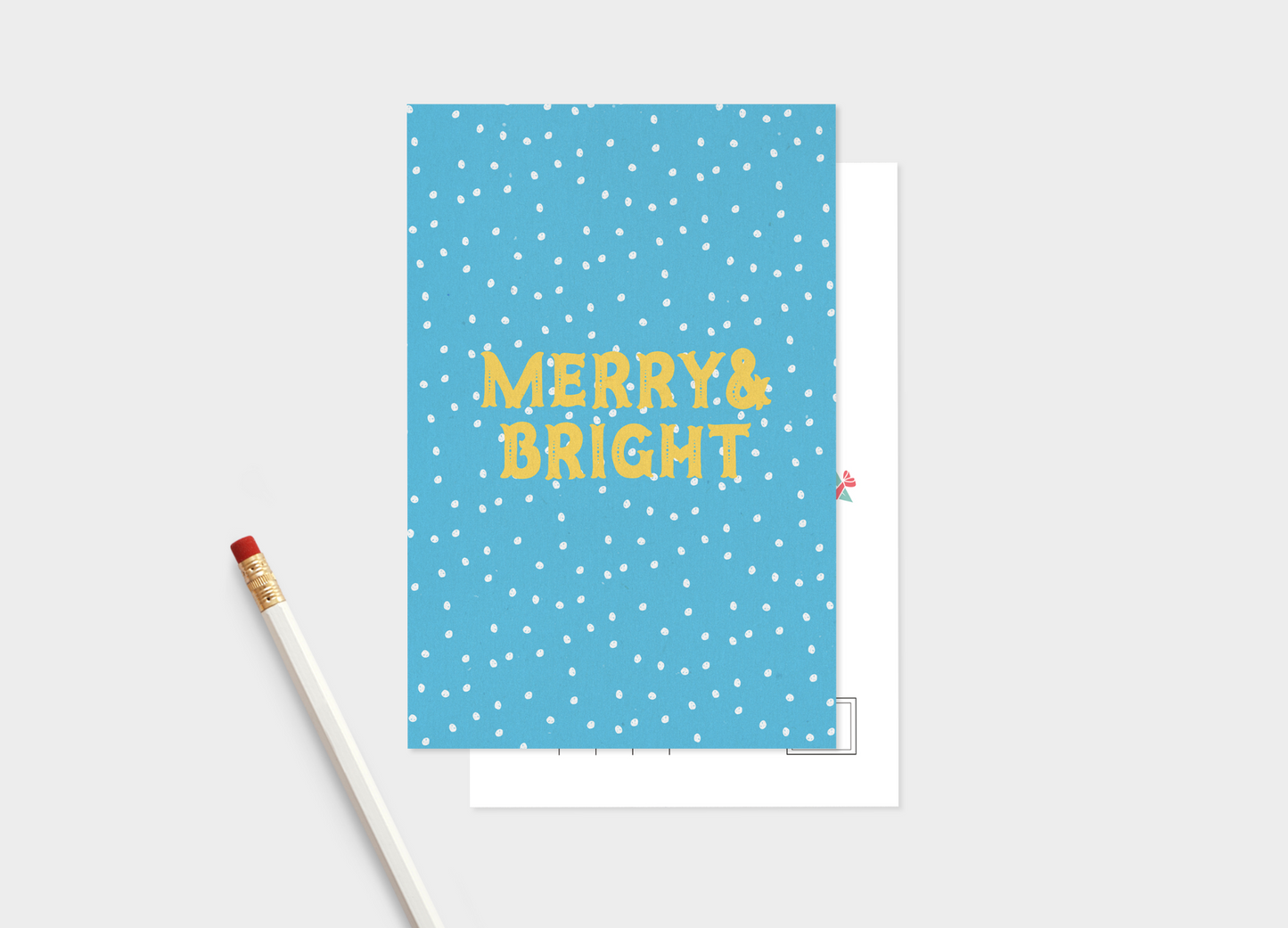 Christmas & Holiday Postcard, Set Of 5 or 10 Note Cards.