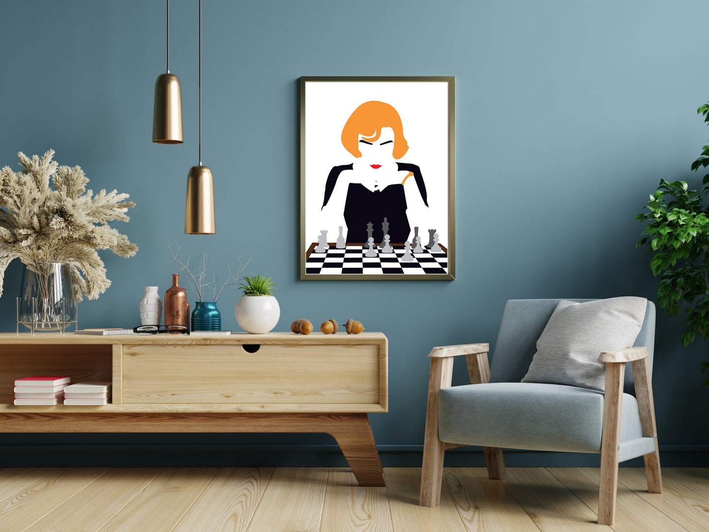 Queen's Gambit Art Print - Wall Decor - Wall Art.