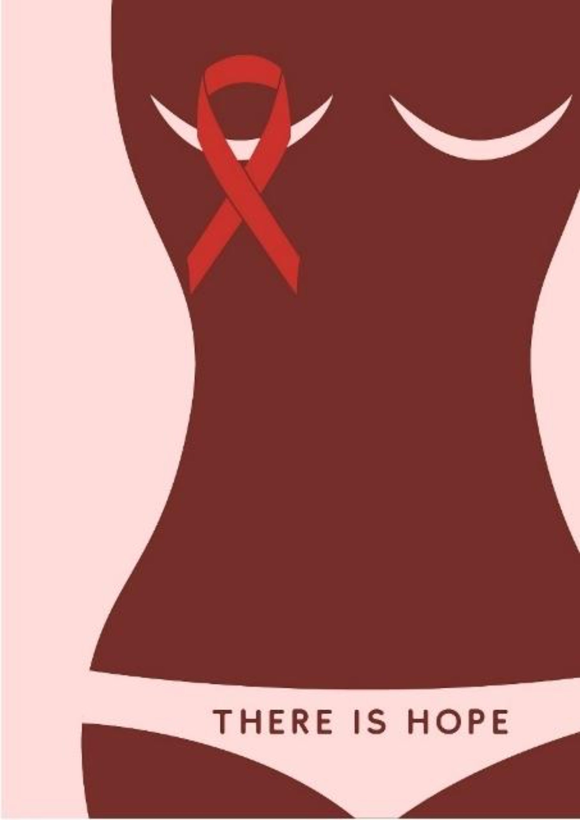 Breast Cancer Awareness Cards: There Is Hope - Thinking Of You Greeting Card.