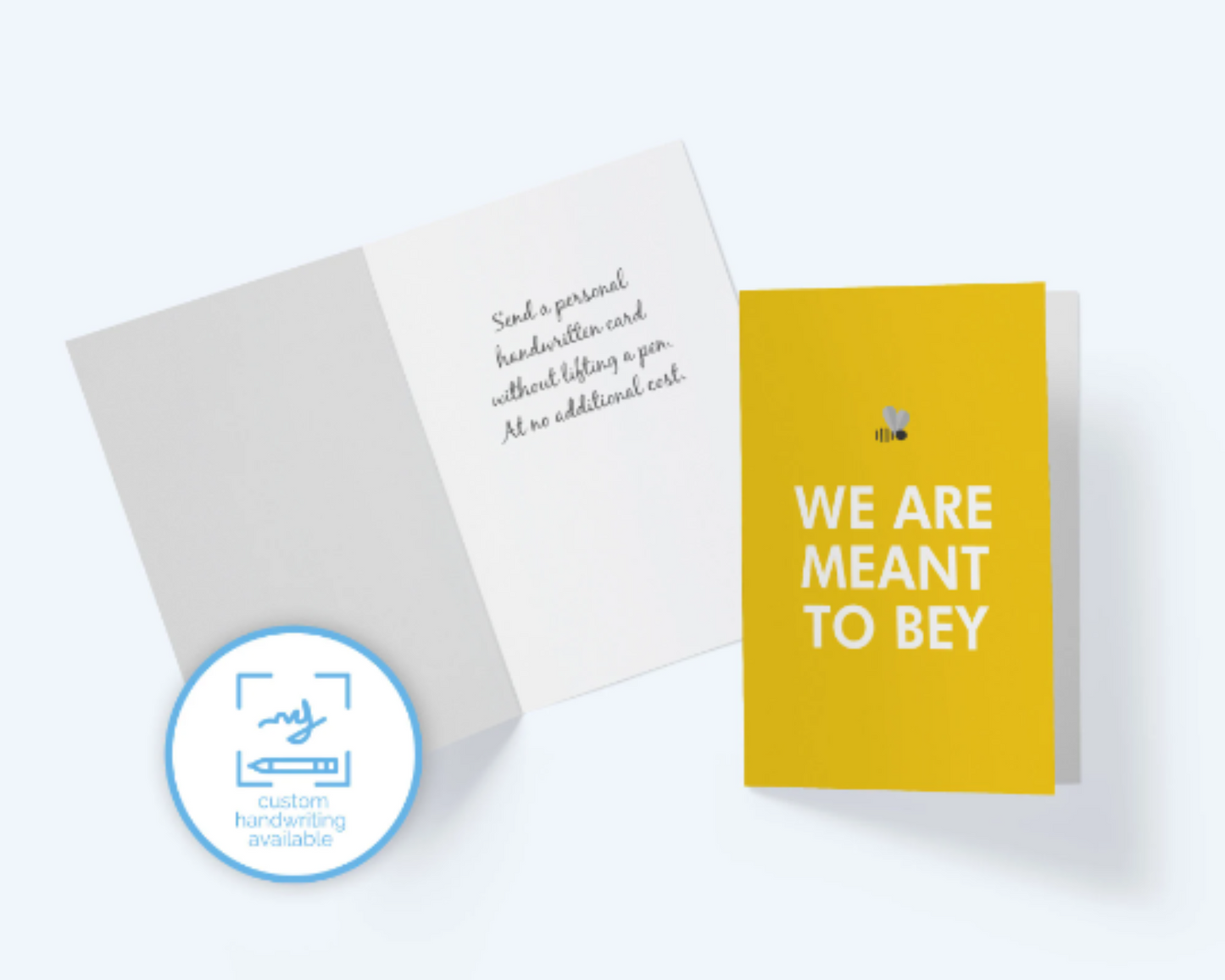We Are Meant To Bey - Love and Romance Greeting Card