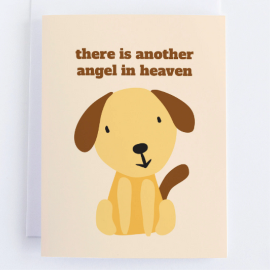 There Is Another Angel In Heaven - Pet Sympathy Greeting Card