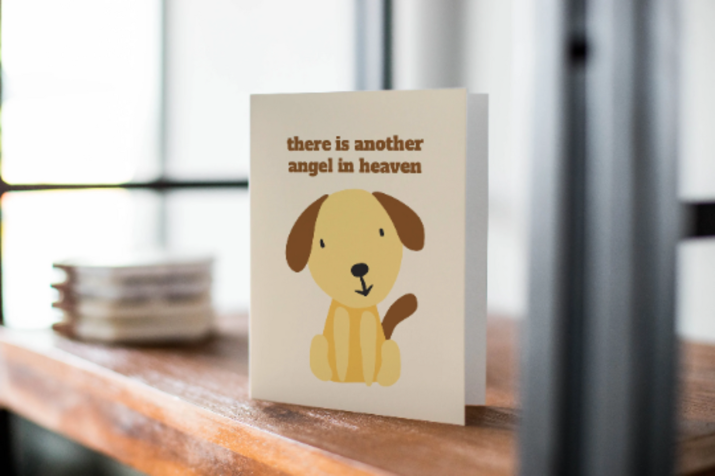 There Is Another Angel In Heaven - Pet Sympathy Greeting Card