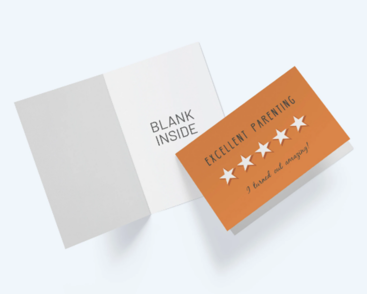 Excellent Parenting, Greeting Card For Parents