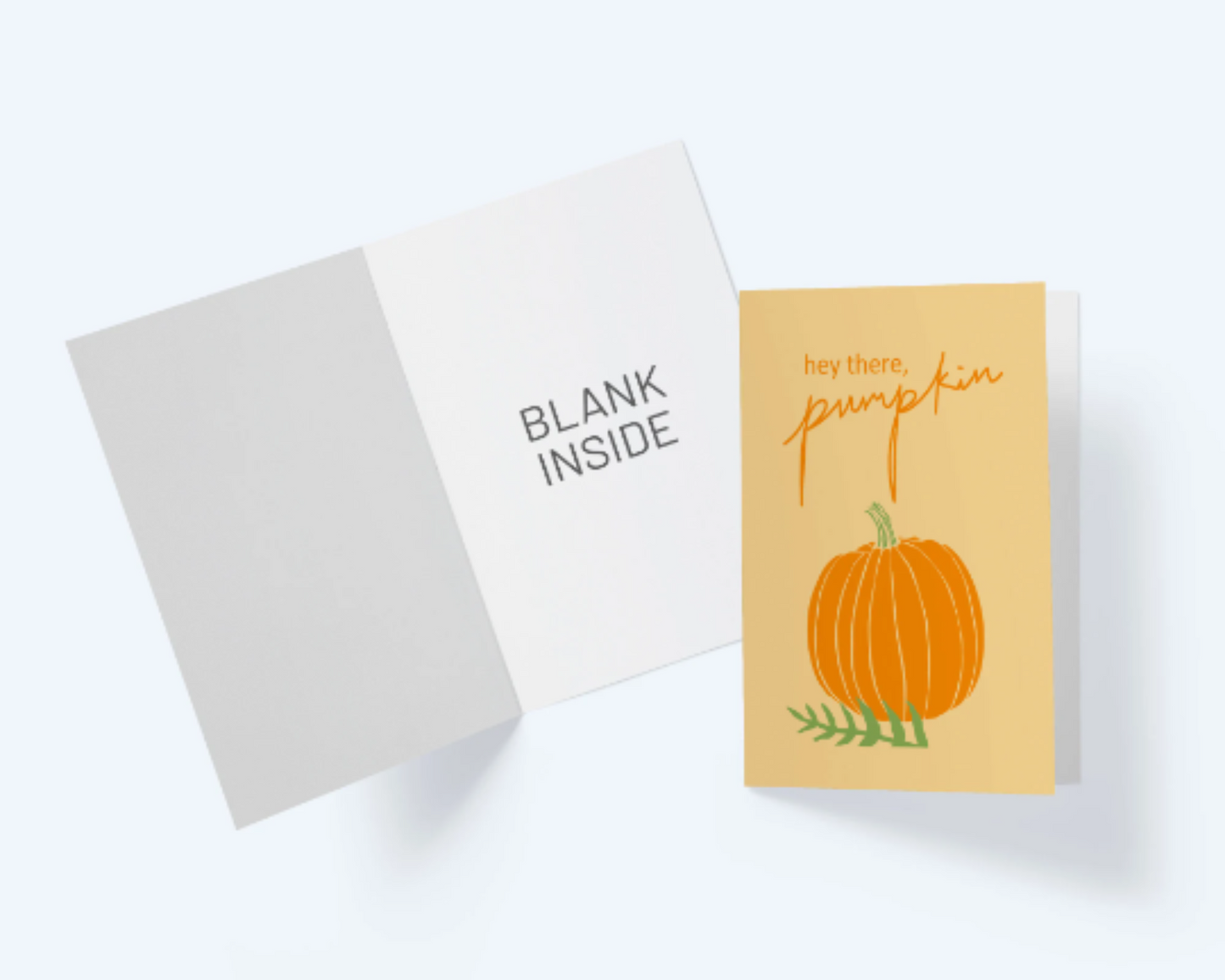 Happy Thanksgiving Greeting Card: Hey There Pumpkin.