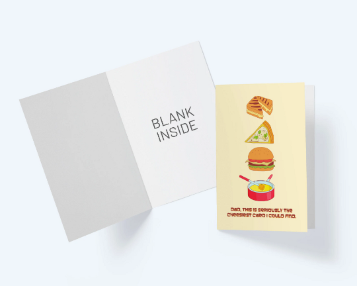 Dad, This Is The Cheesiest Card I Could Find - Funny Father's Day Greeting Card