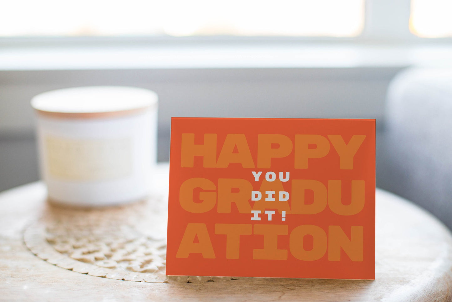 Happy Graduation, You Did It! Graduation Congratulations Greeting Card.