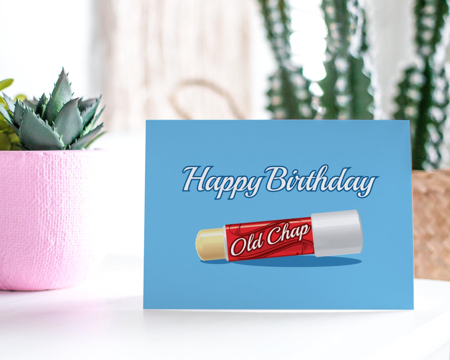 Happy Birthday Old Chap Greeting Card.