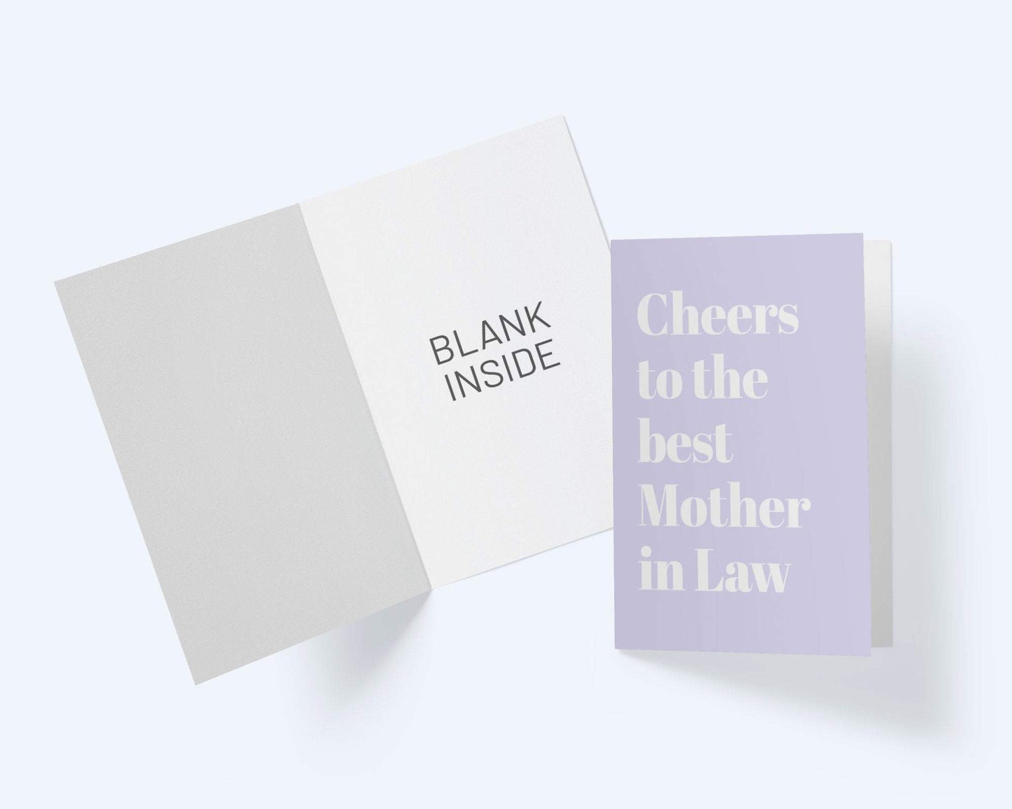 Cheers To The Best Mother In Law - Thinking Of You Greeting Card.