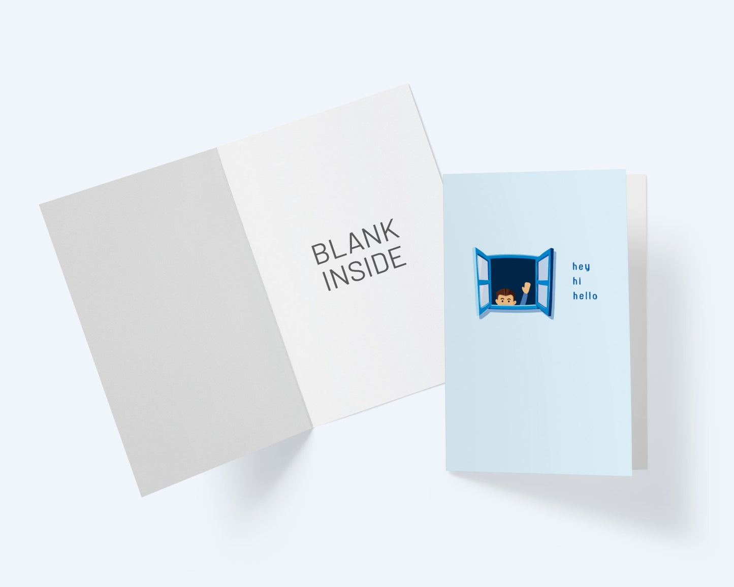Hey Hi Hello - Thinking Of You Greeting Card.