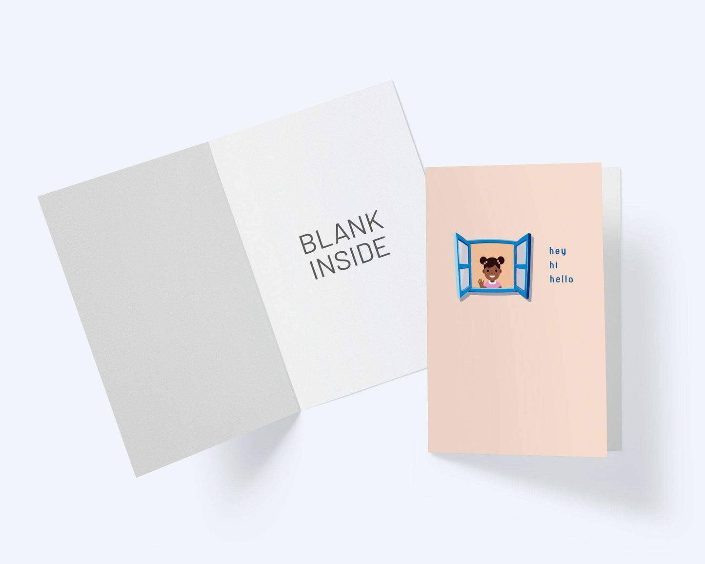 Hey Hi Hello - Thinking Of You Greeting Card.