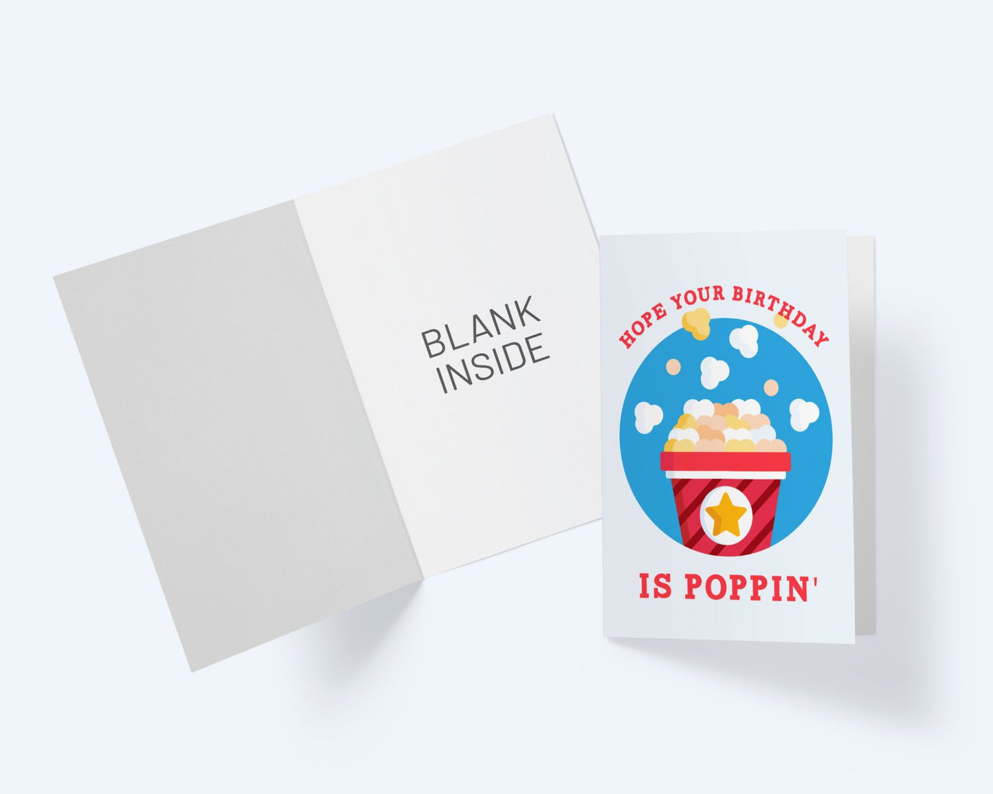 Hope Your Birthday is Poppin' -Kids Birthday Greeting Card.