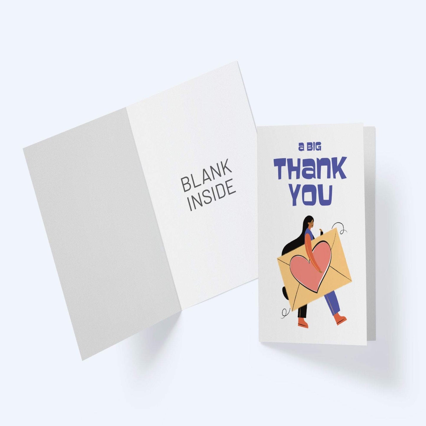 A Big Thank You - Thank You Greeting Card.