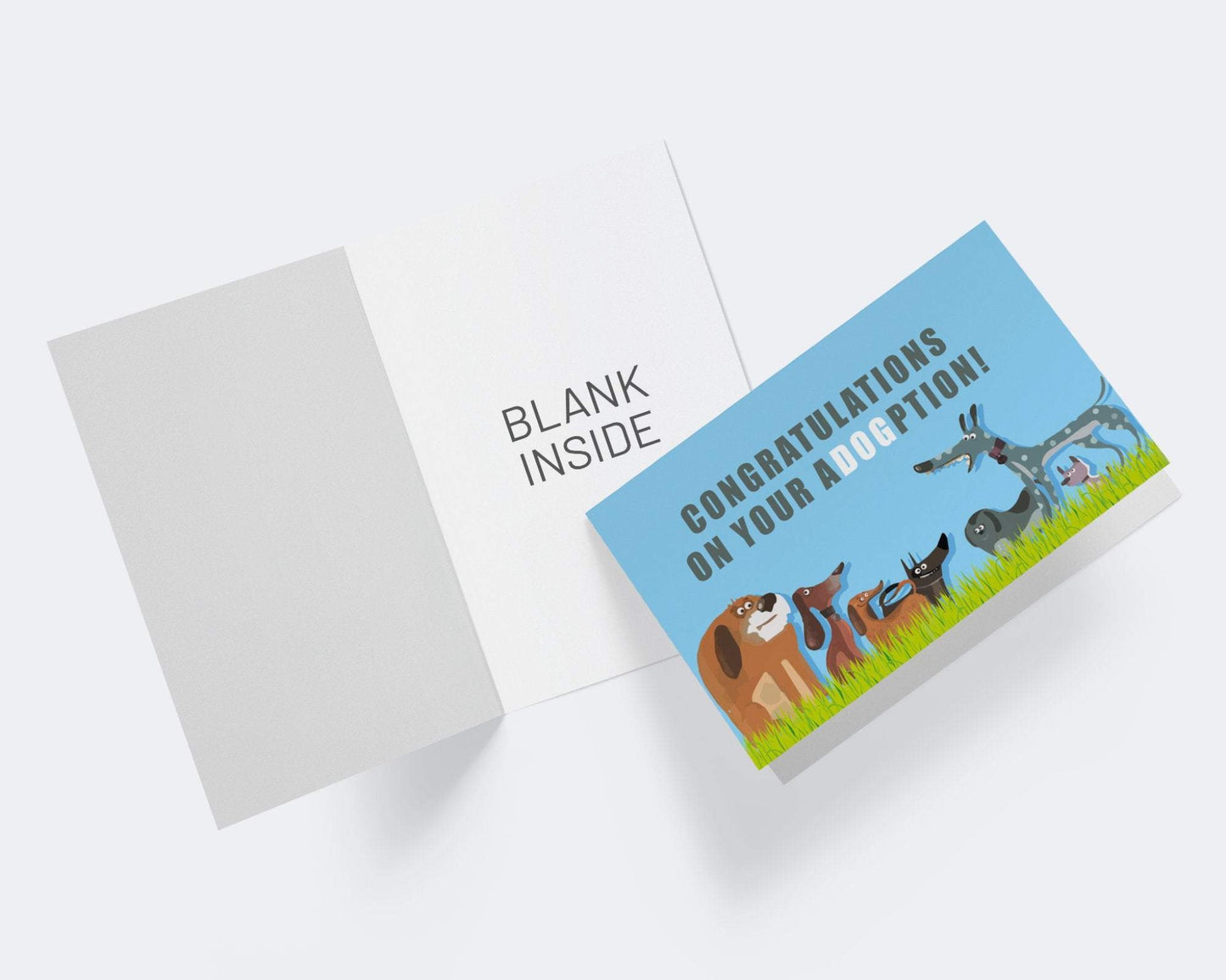 Dog Adoption - Greeting Card.