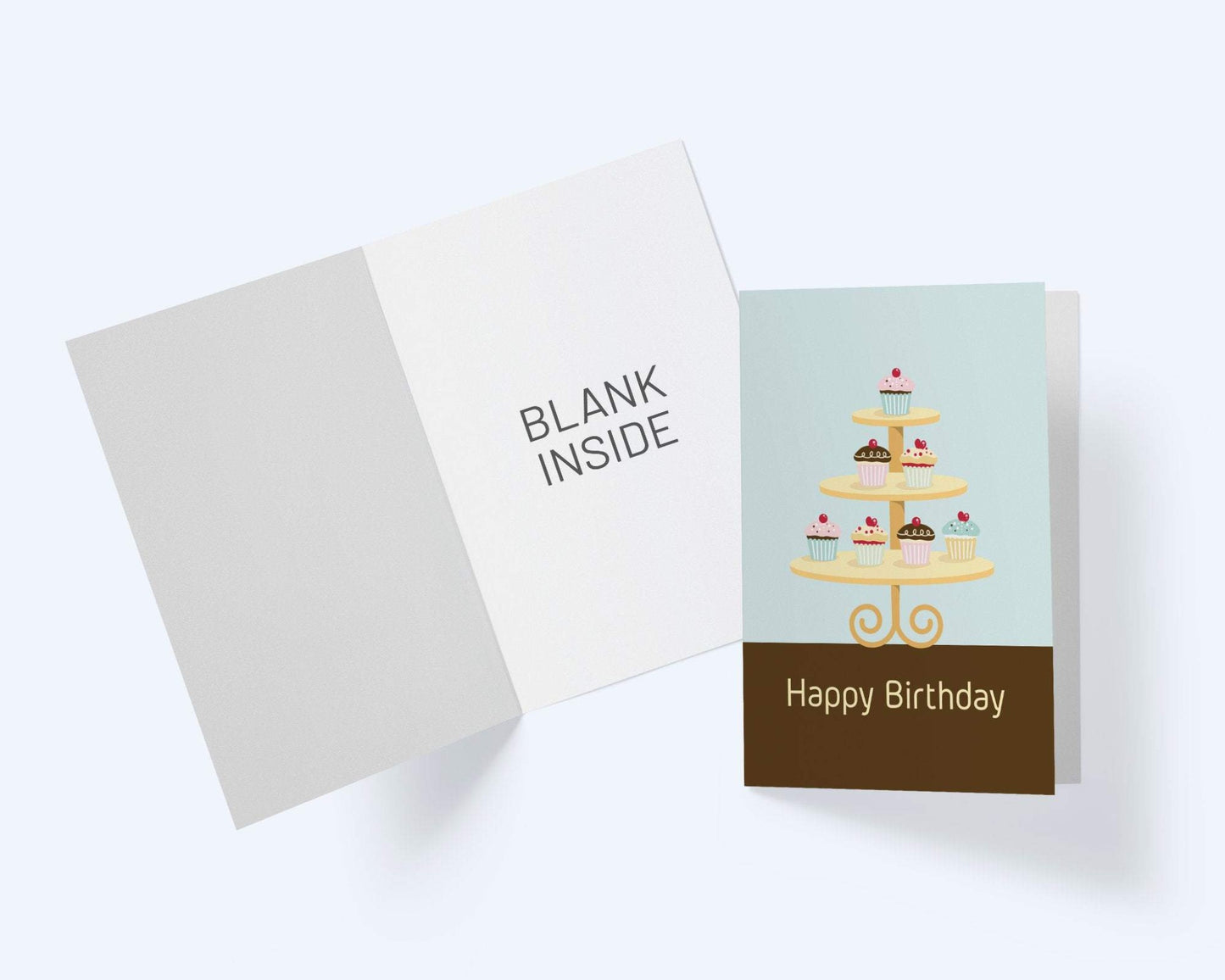 Happy Birthday Cupcake - Birthday Greeting Card For Everyone.