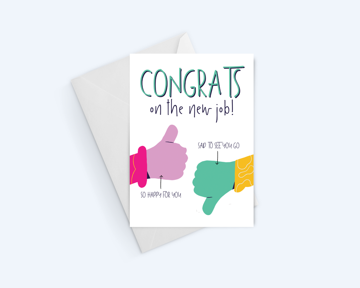 Congratulations Greeting Card: New Job Card.
