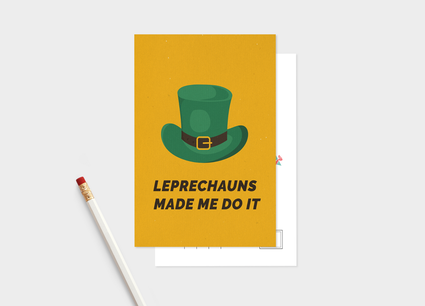 St. Patrick's Day: Leprechaun's Made Me Postcard Bundle - Pack Of 5 or 10.