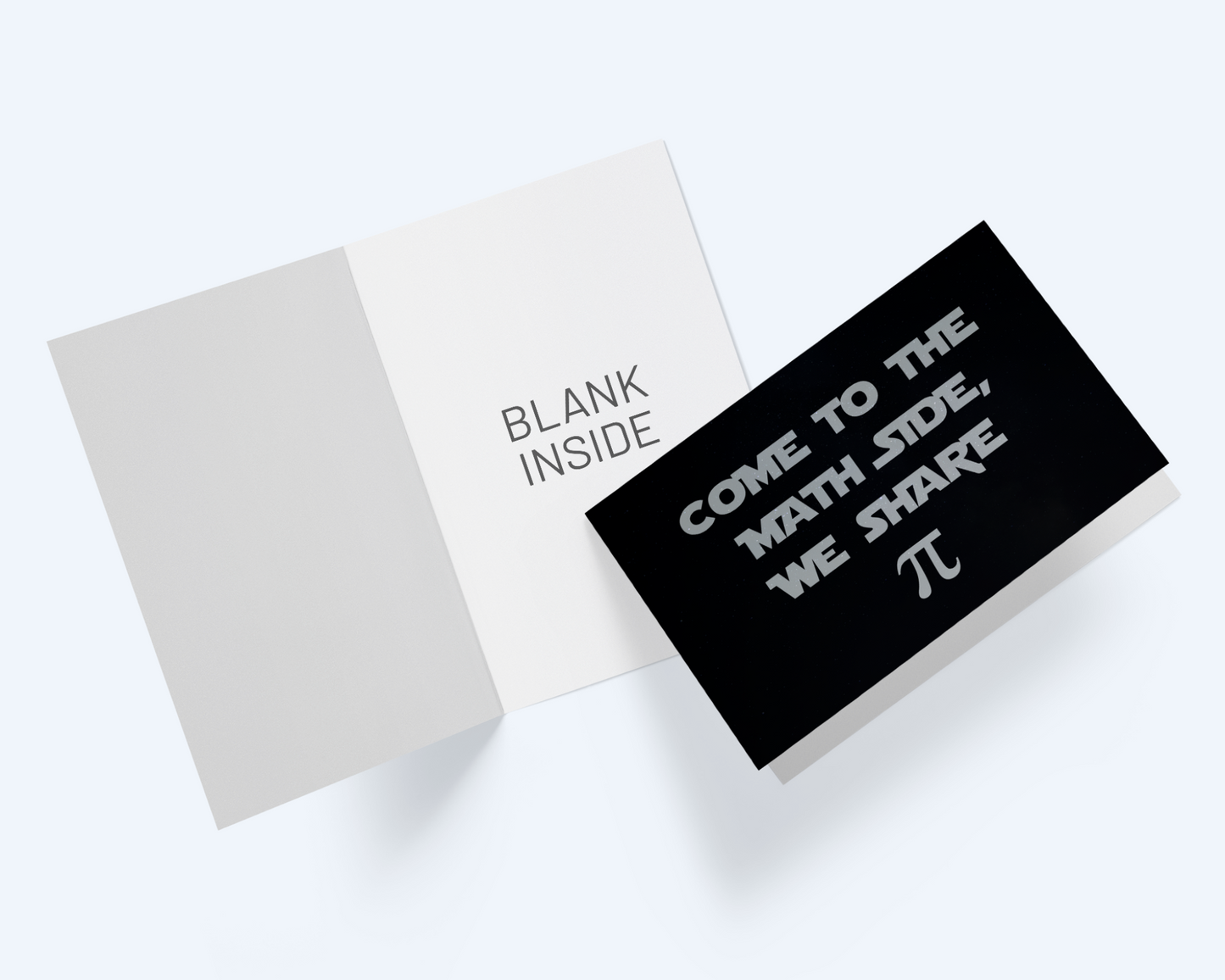 Thinking Of You Greeting Card: Mathside - We share Pi..