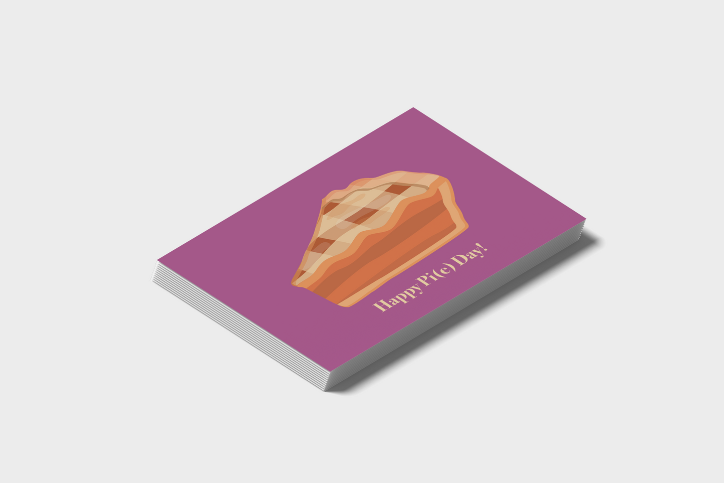 Happy Pi Day; Piece of Pi Postcard Bundle; Pack of 5 Or 10 Postcards.