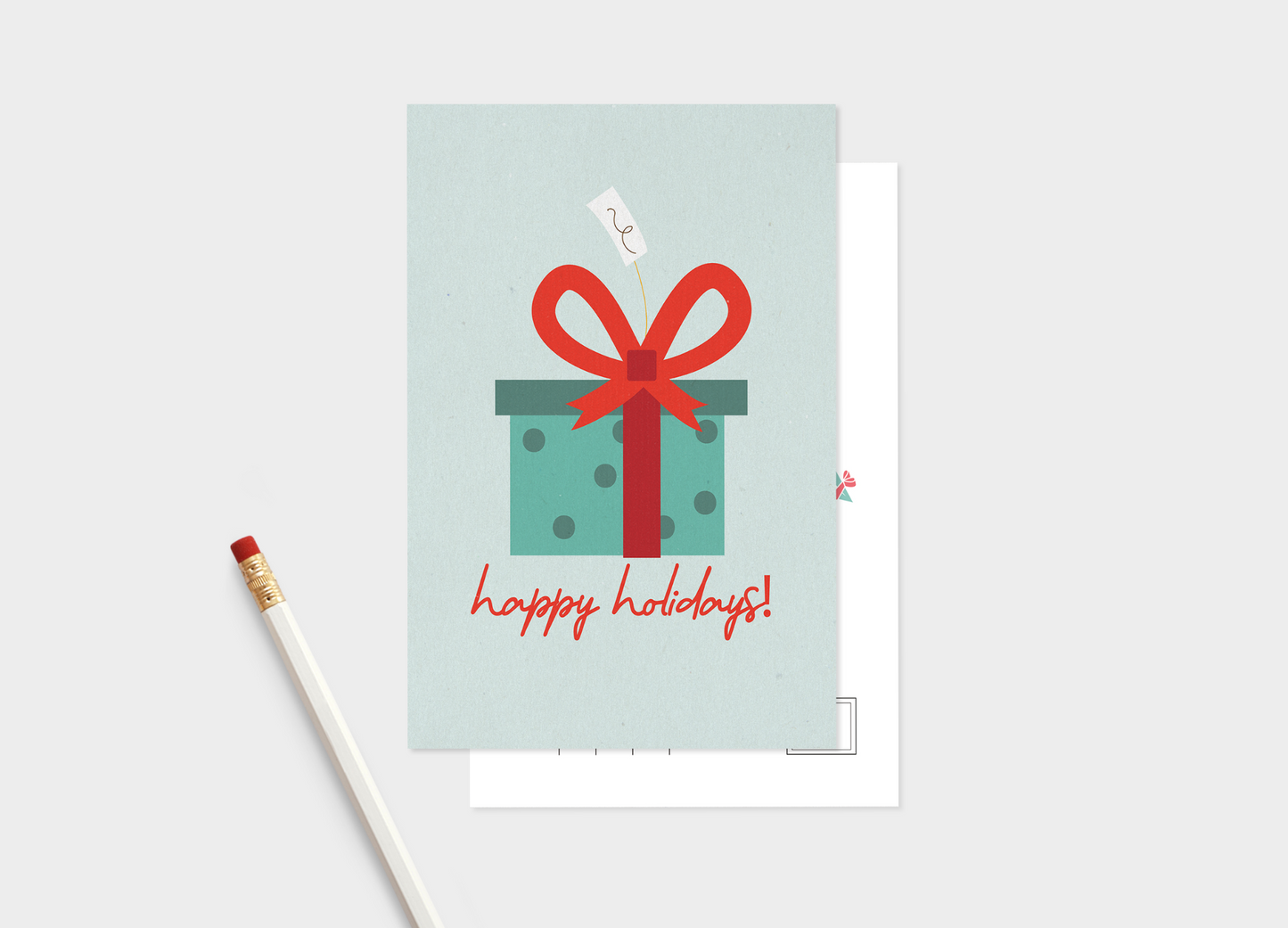 Happy Holidays Postcard Bundle 5 or 10 Postcards Christmas Postcards.