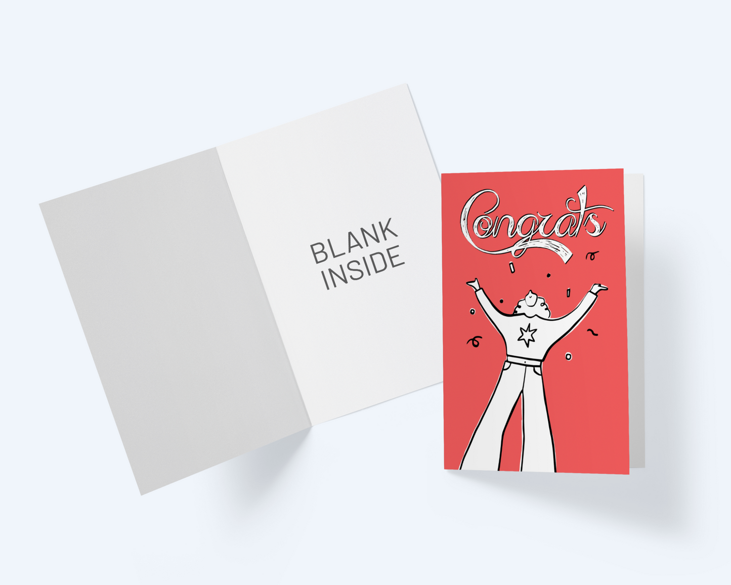 Congrats Greeting Card, Congratulations, Way To Go Card.