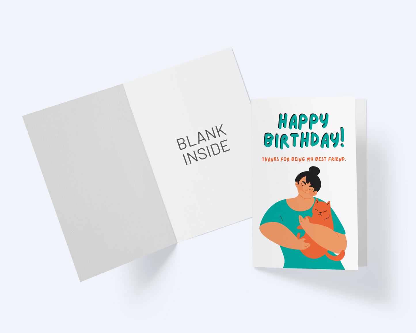 Happy Birthday Greeting Card For Friends Birthday.