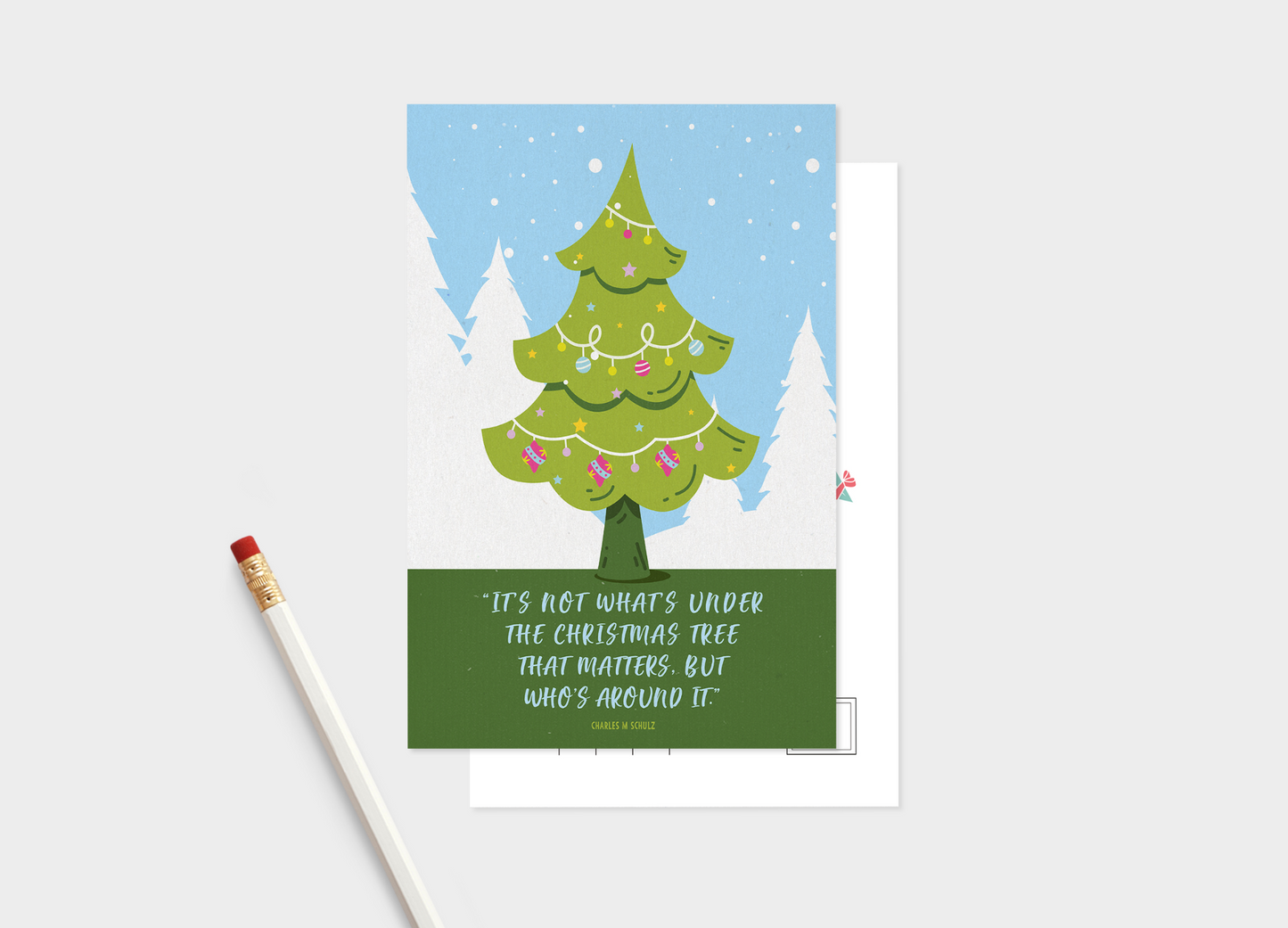 Happy Holidays Postcard Bundle 5 or 10 Postcards Christmas Postcards.