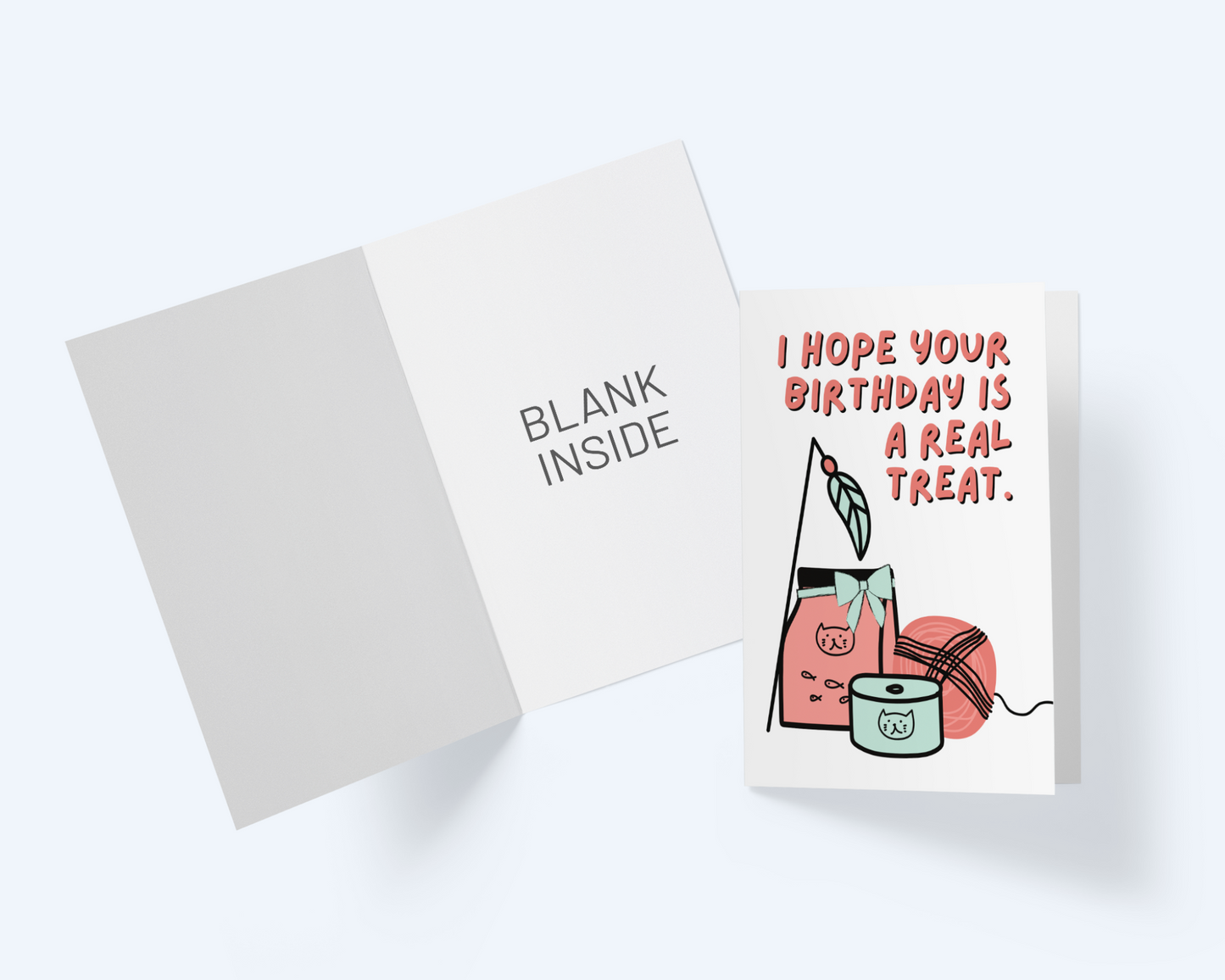 Cat Lover's Birthday Greeting Card.