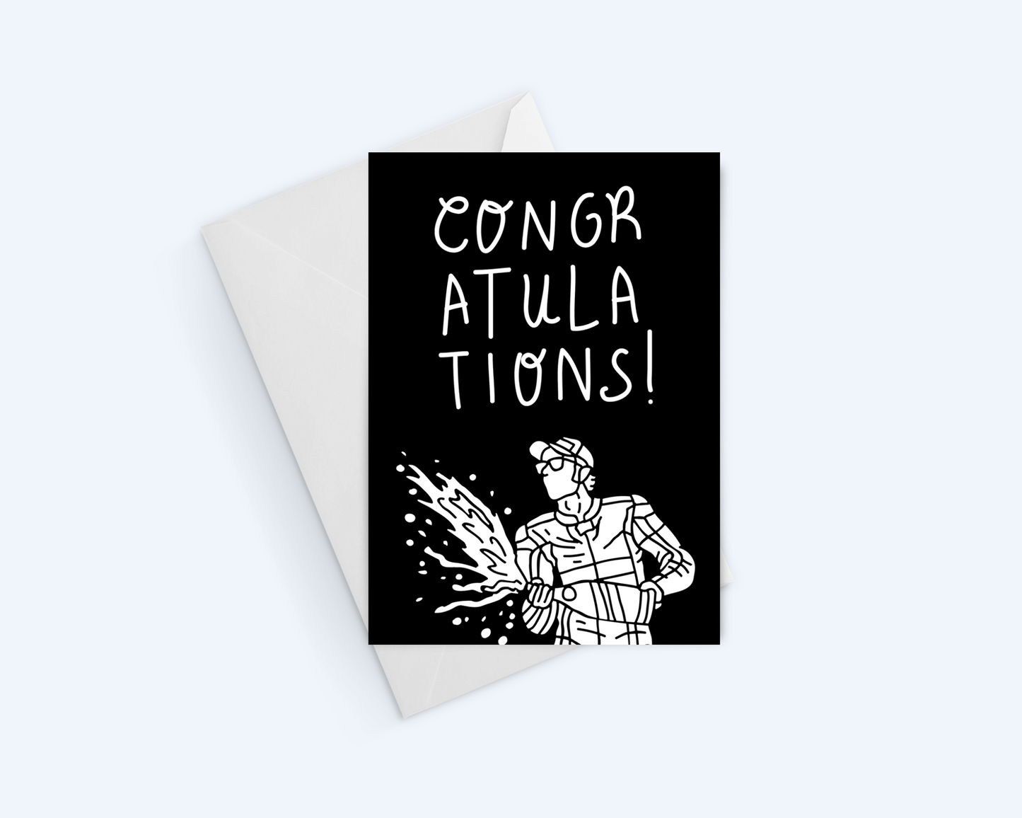 Congratulations Greeting Card: Need For Speed.