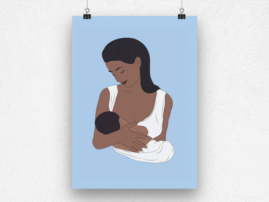 Breastfeeding Art Print