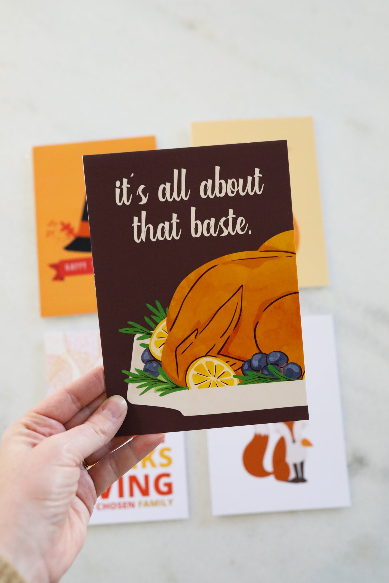 All About That Baste Thanksgiving Greeting Card
