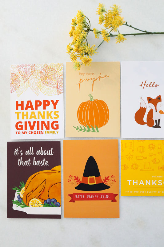 Thanksgiving Card Bundle (Set of 6)