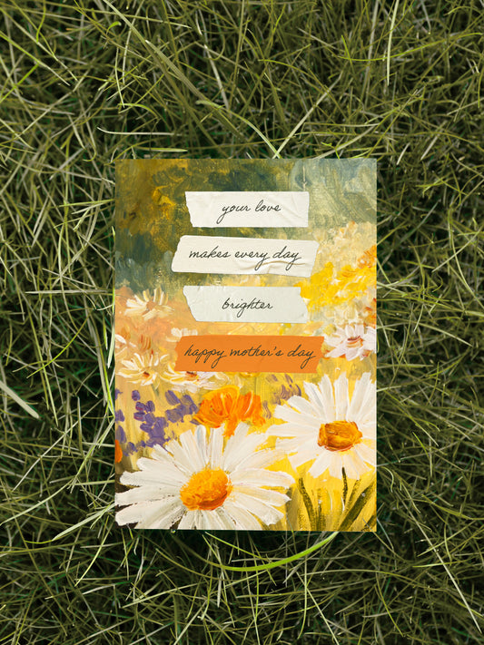 Daisy Mothers Day Card