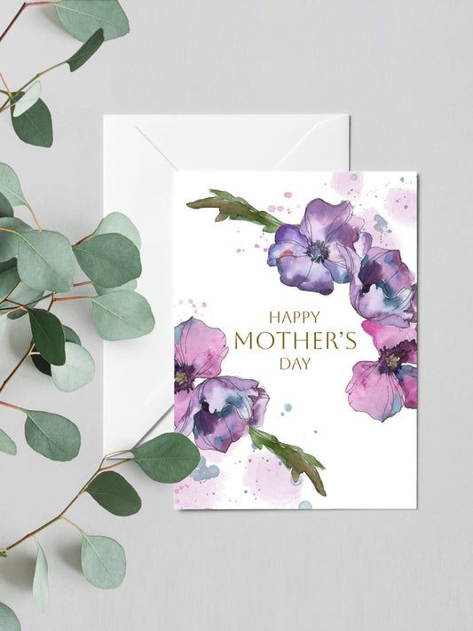 Watercolor Mothers Day Design