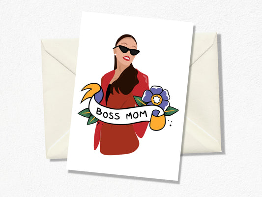 Boss Mom Card