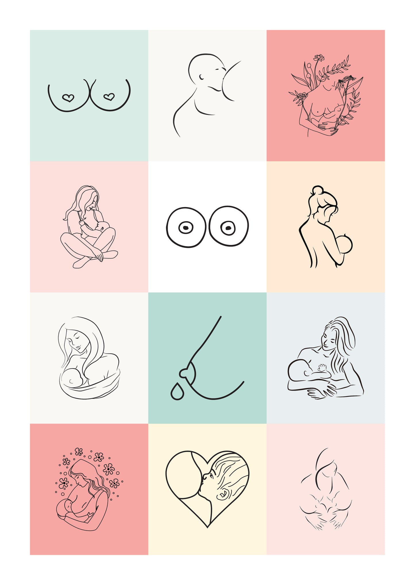 Breastfeeding Collection, Card I