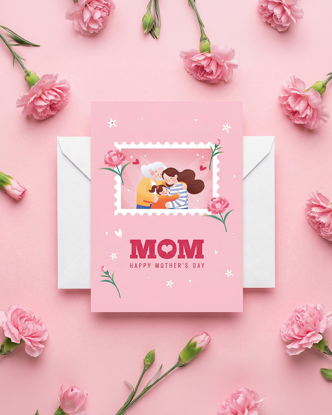 Floral Mothers Day Card