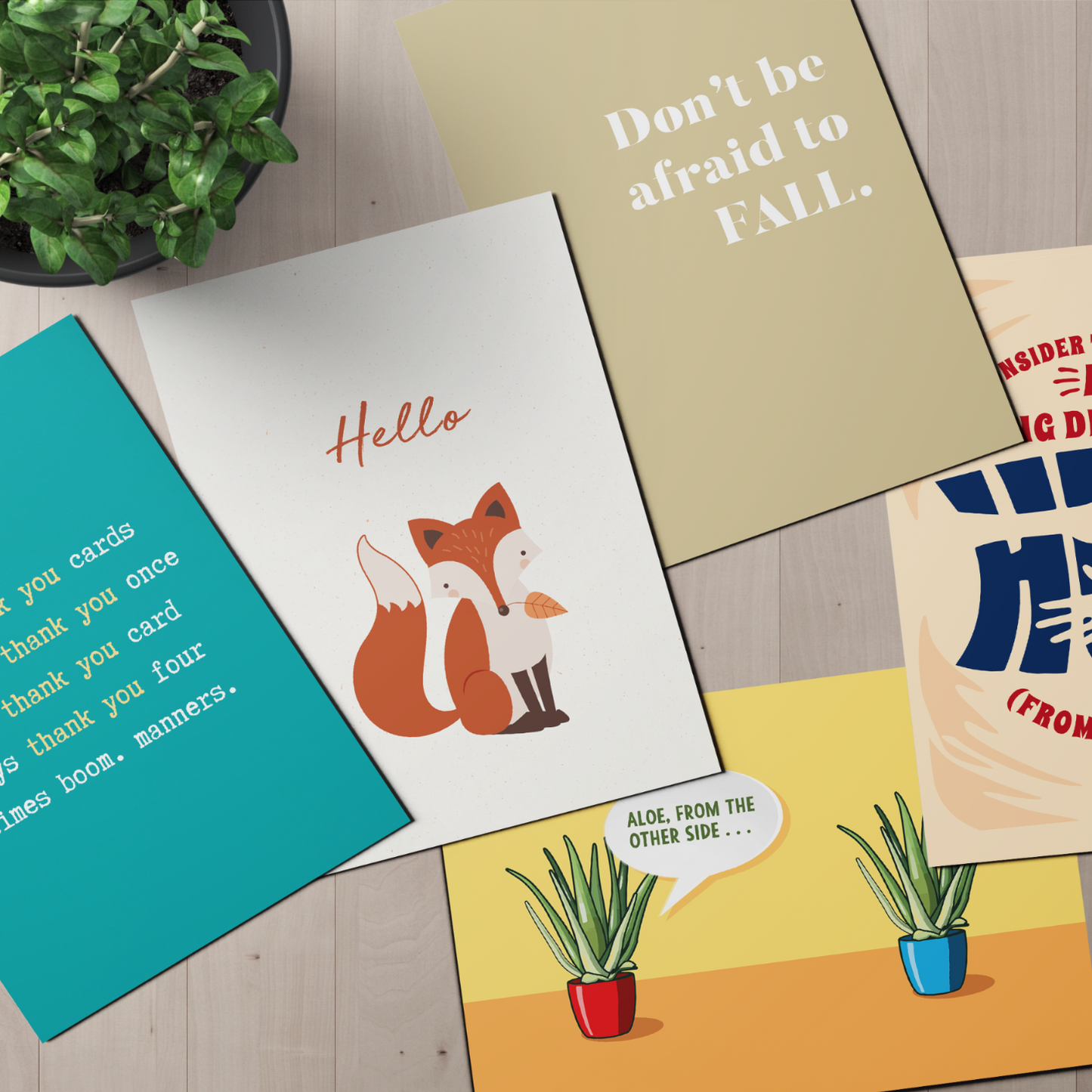 Encouragement Postcard Bundle (5 or 10 postcards) Thinking Of You Postcards.