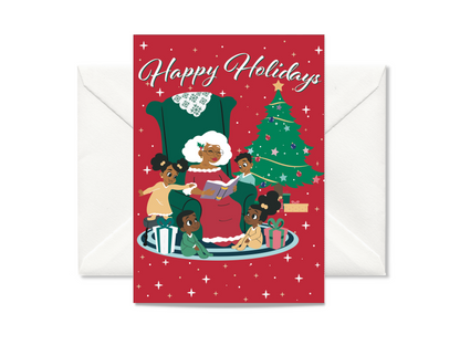 Black Paper Party Home For the Holidays Collection - Happy Holidays Personalized Christmas Card