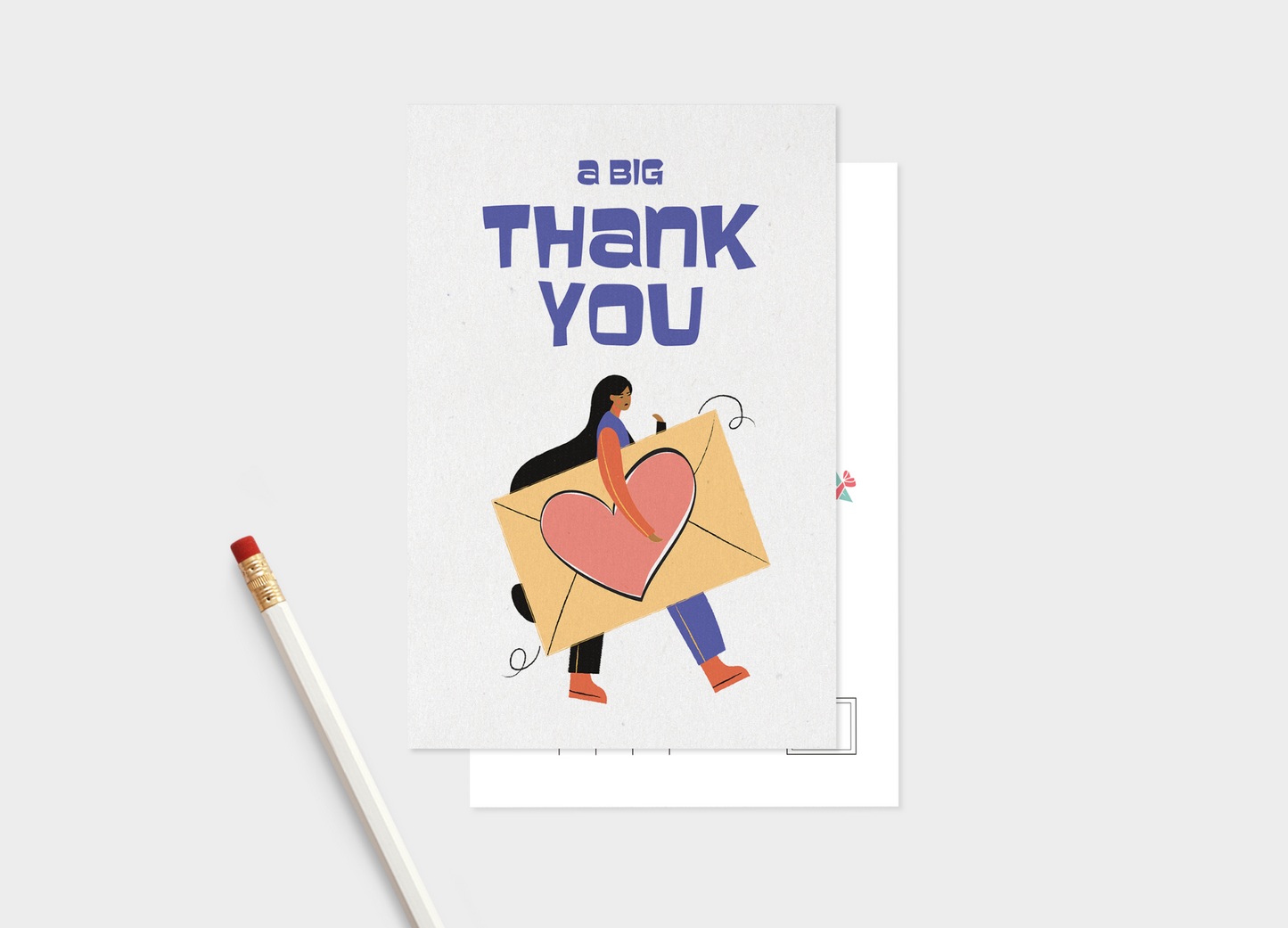 A Big Thank You Postcard Bundle (5 or 10 Postcards).