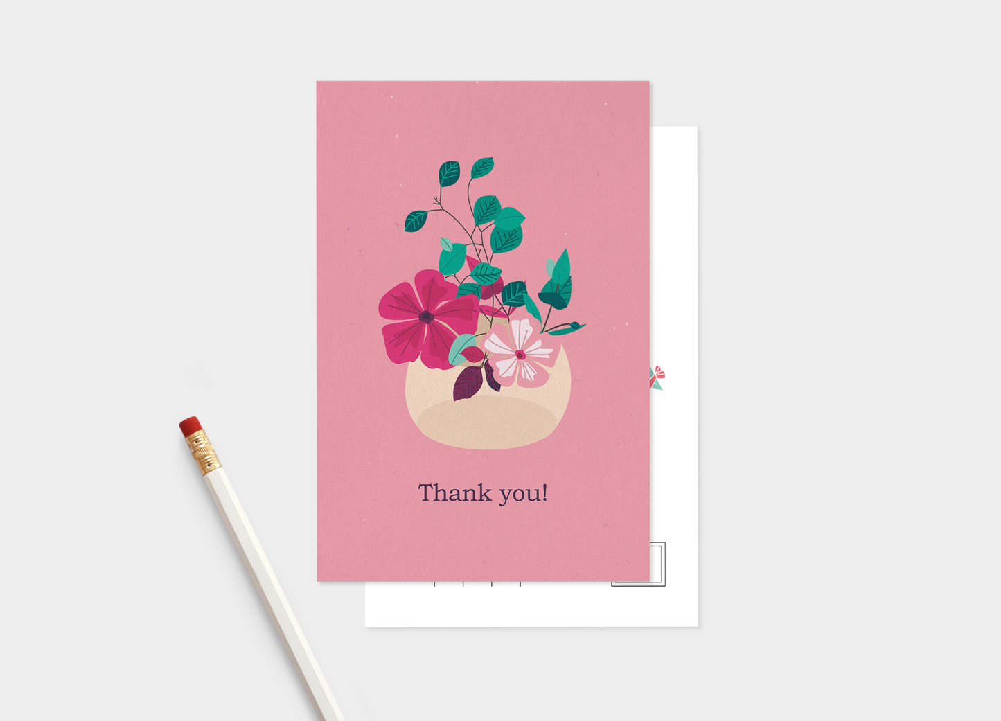 A Big Thank You Postcard Bundle (5 or 10 Postcards).