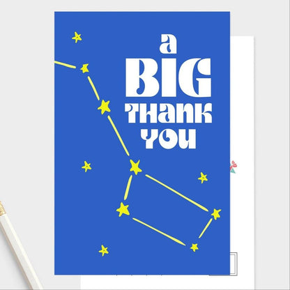 Thank You Notes - Big Dipper Thank You Postcards - Big Thank You Postcard Bundle.