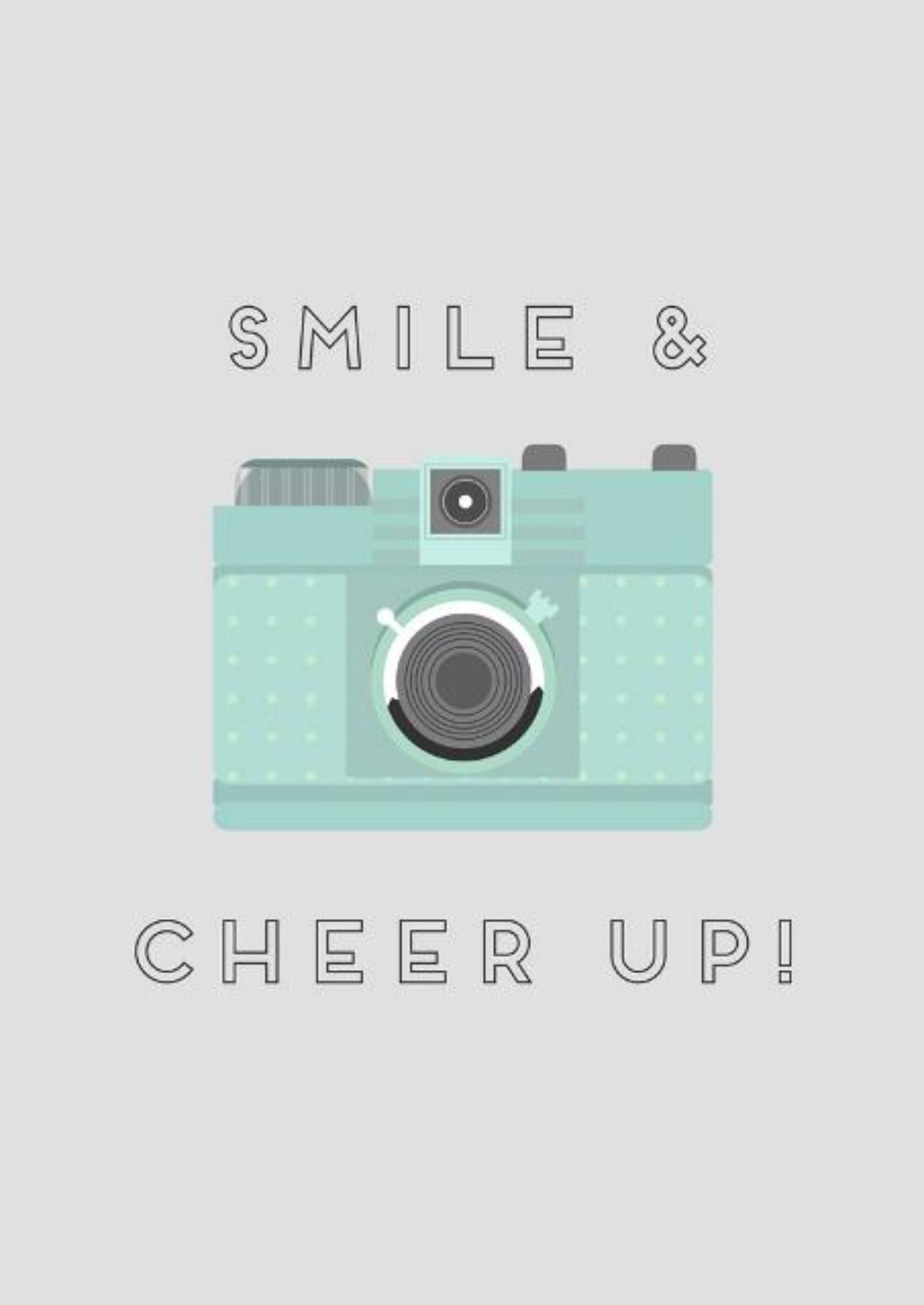 Smile & Cheer Up! - Thinking Of You Greeting Card.