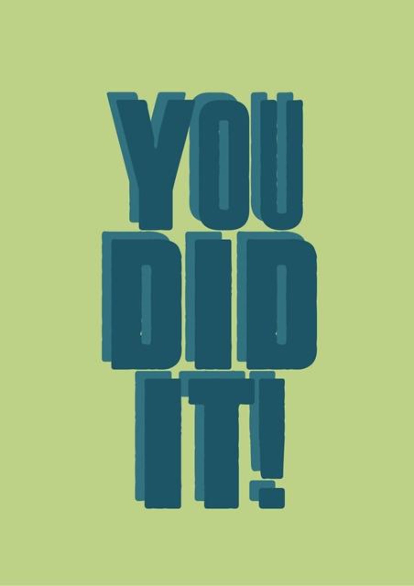 You Did It!.