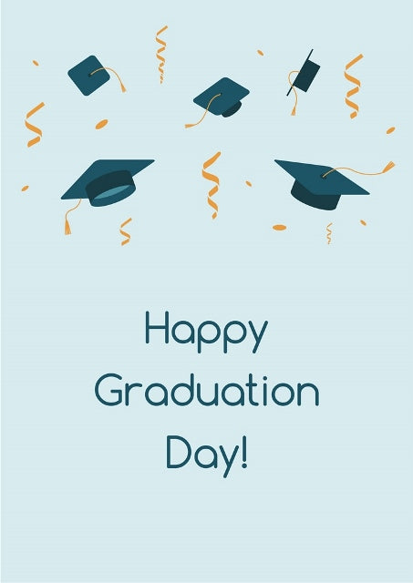 Happy Graduation Day! Congratulations Greeting Card.