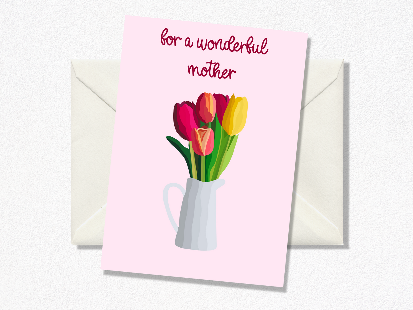 Tulip Bouquet - Mother's Day Greeting Card