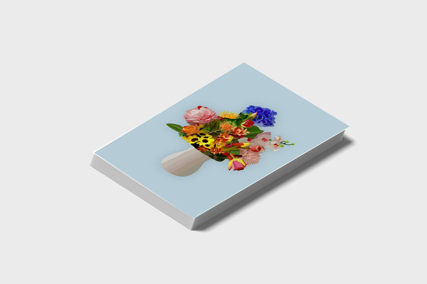 Bouquet Postcard Set - Erin Drazdzinski -Thinking Of You.