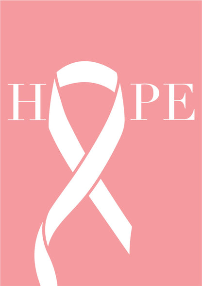 Hope - Breast Cancer Awareness Greeting Card - Thinking Of You.