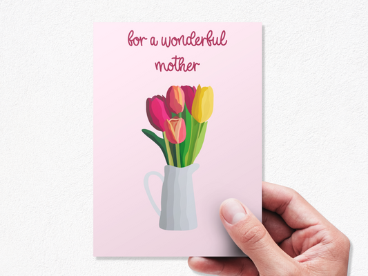 Tulip Bouquet - Mother's Day Greeting Card